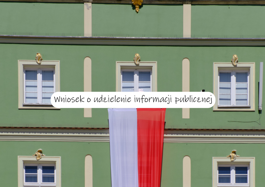 Wniosek o udostępnienie informacji publicznej